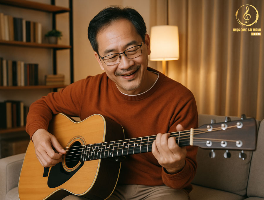 trung-niên-học-organ-guitar-đức-hoà-long-an