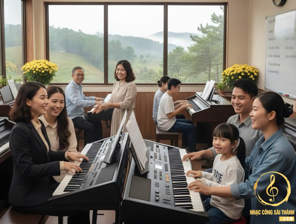 nhaccongsaithanh day organ da nhim lam dong lac duong