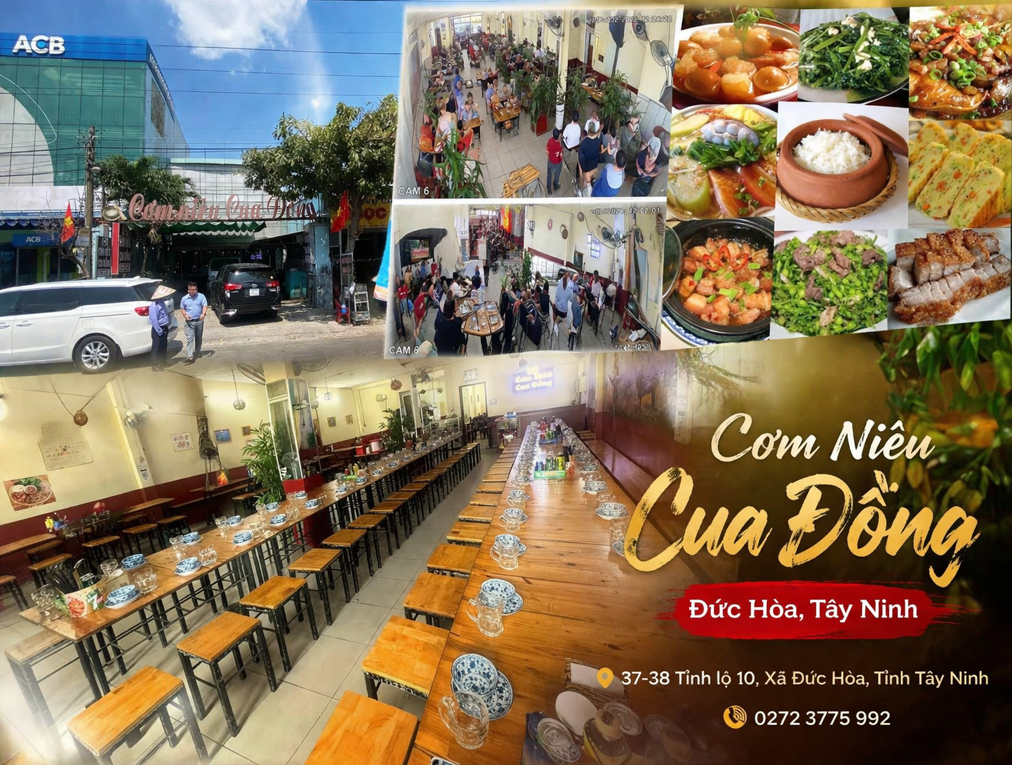 Quán Ăn Trưa Đức Hòa Long An: Cơm Niêu Cua Đồng Ngon, Mát Mẻ